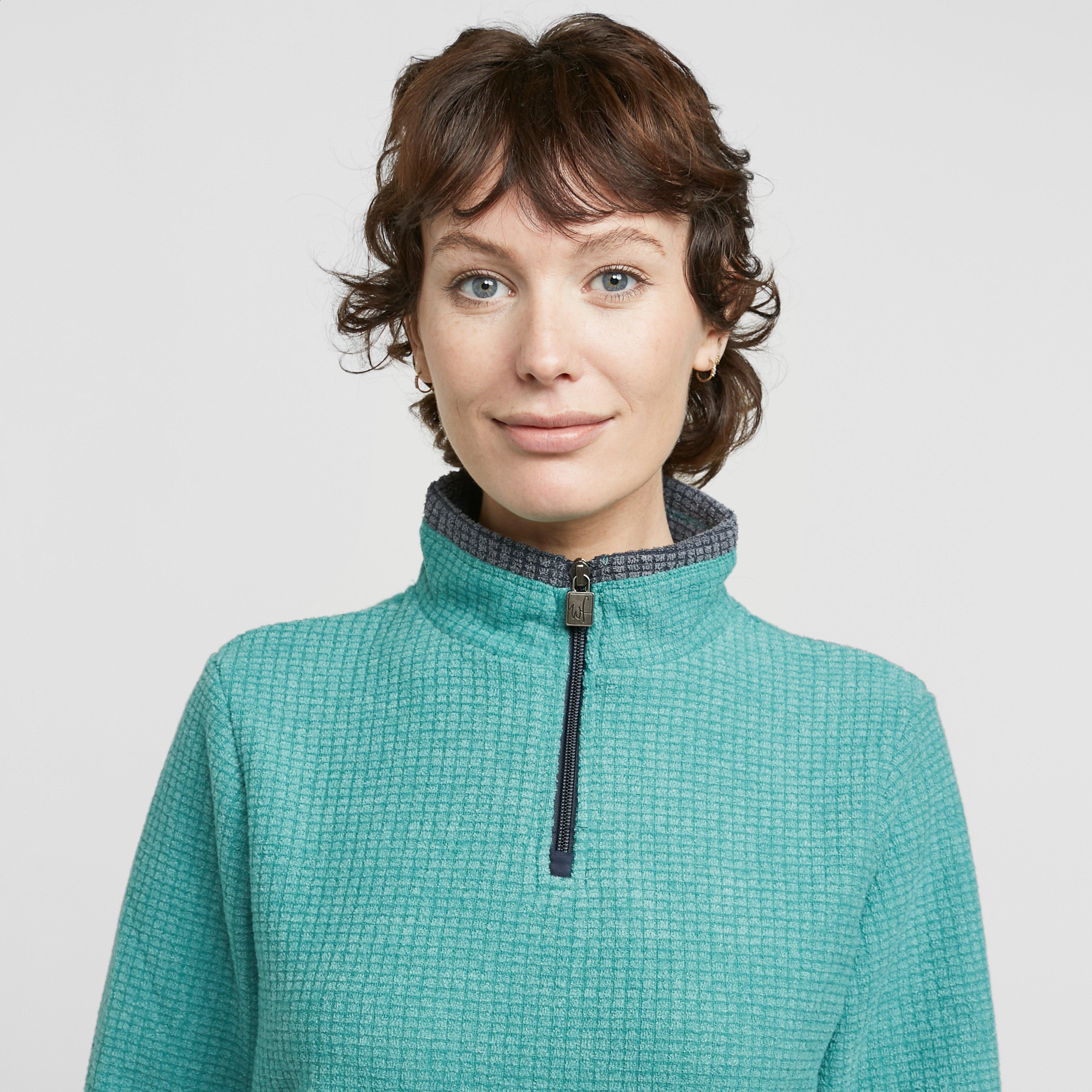 Women's Lynda Grid Half Zip Grid Fleece