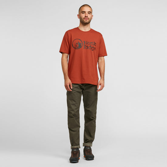 Men’s Mesh Text Logo T-Shirt