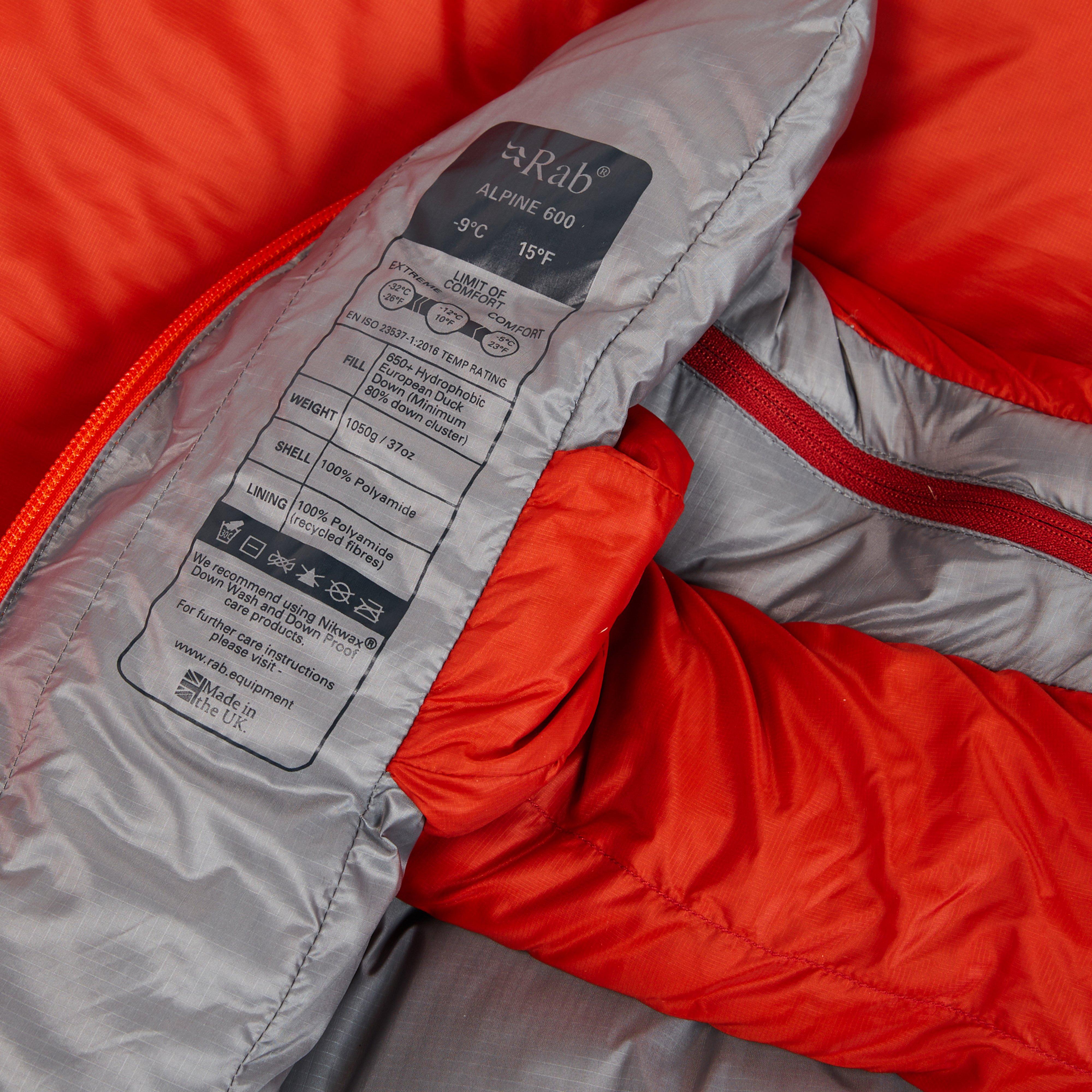 Alpine 600 Down Sleeping Bag