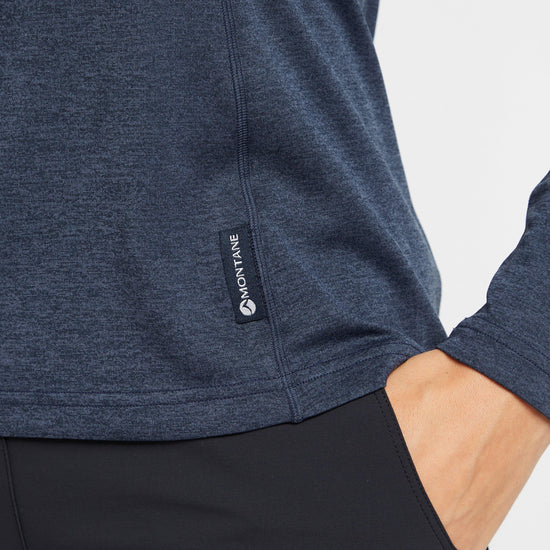 Women’s Dart Zip Neck Long Sleeve T-Shirt