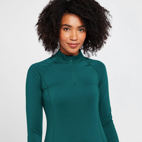 Women’s Dart Thermo Zip Neck T-Shirt