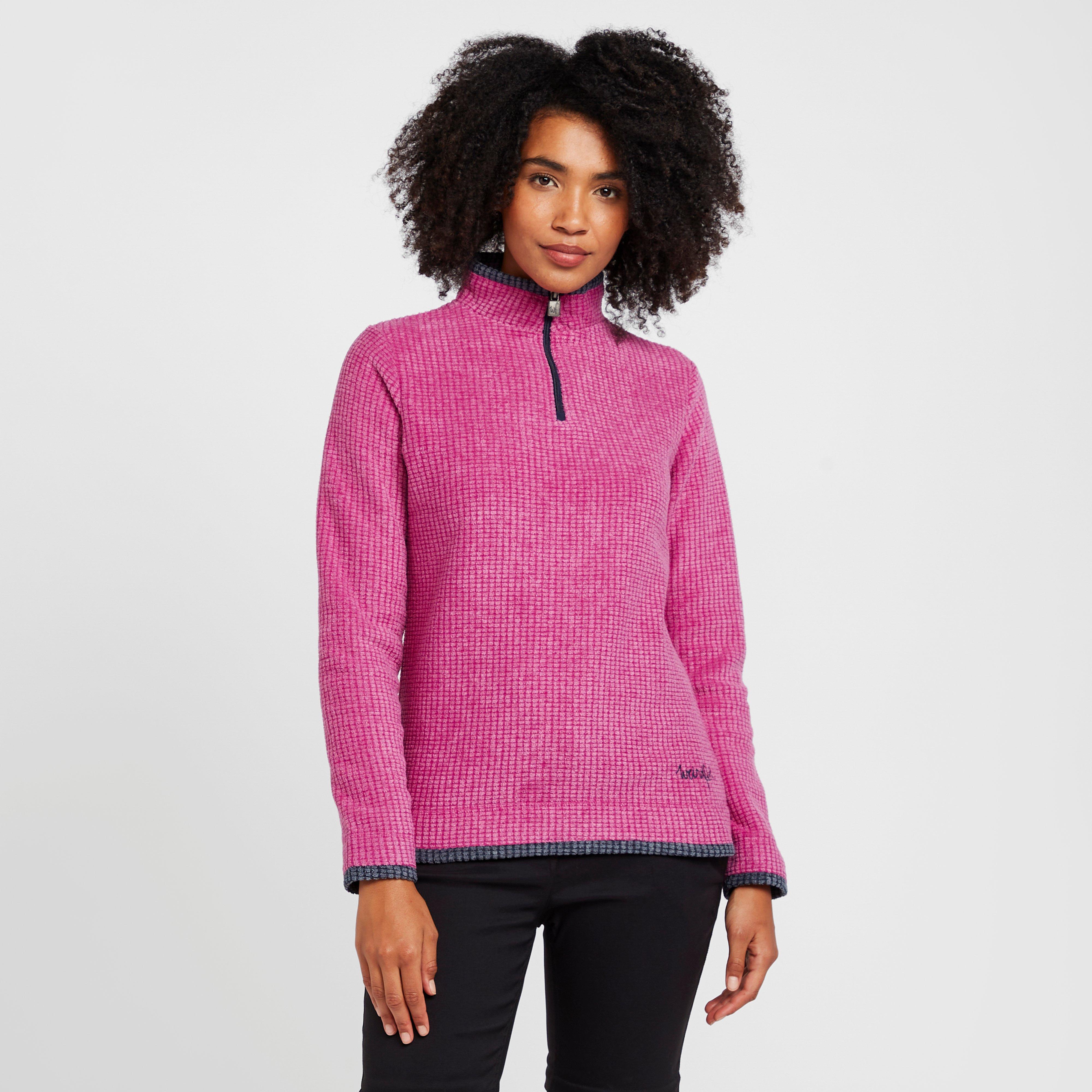 Women's Lynda Grid Half Zip Grid Fleece