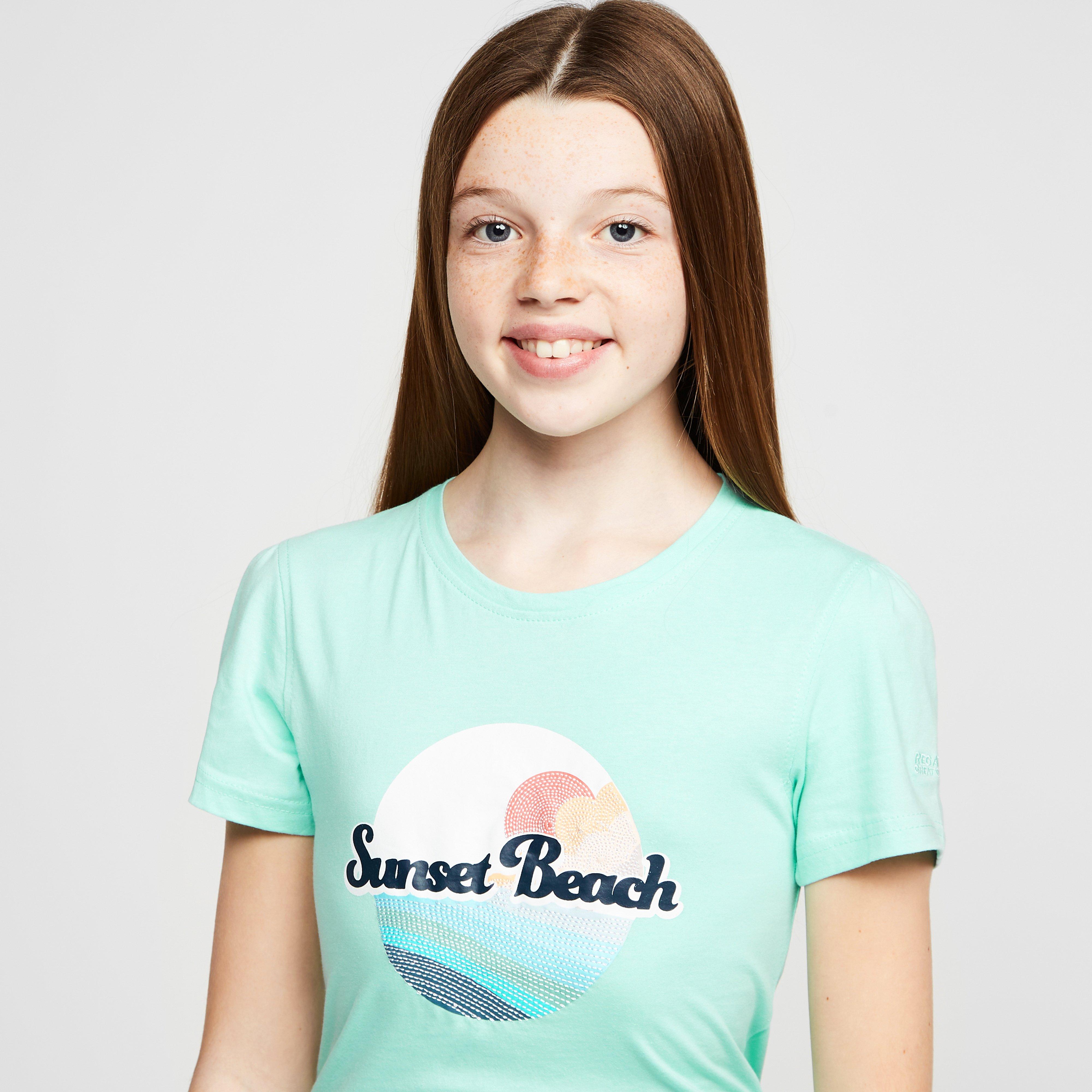 Kids' Bosley V T-Shirt Aruba Blue