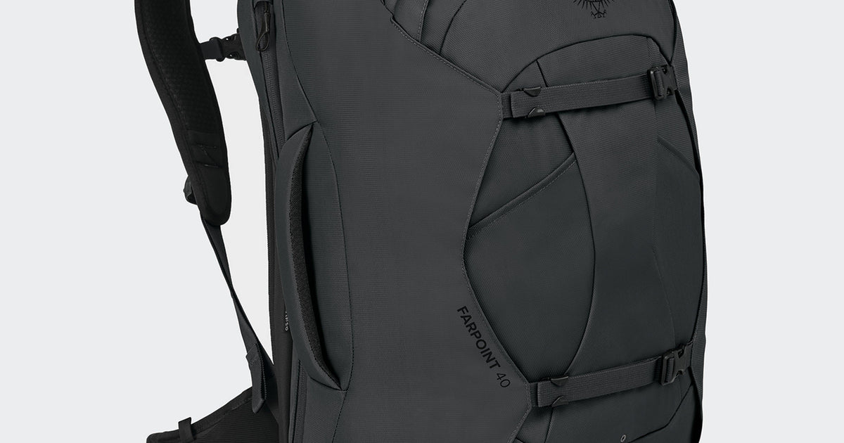 Grey Osprey Farpoint 40L Travel Backpack – Blacks