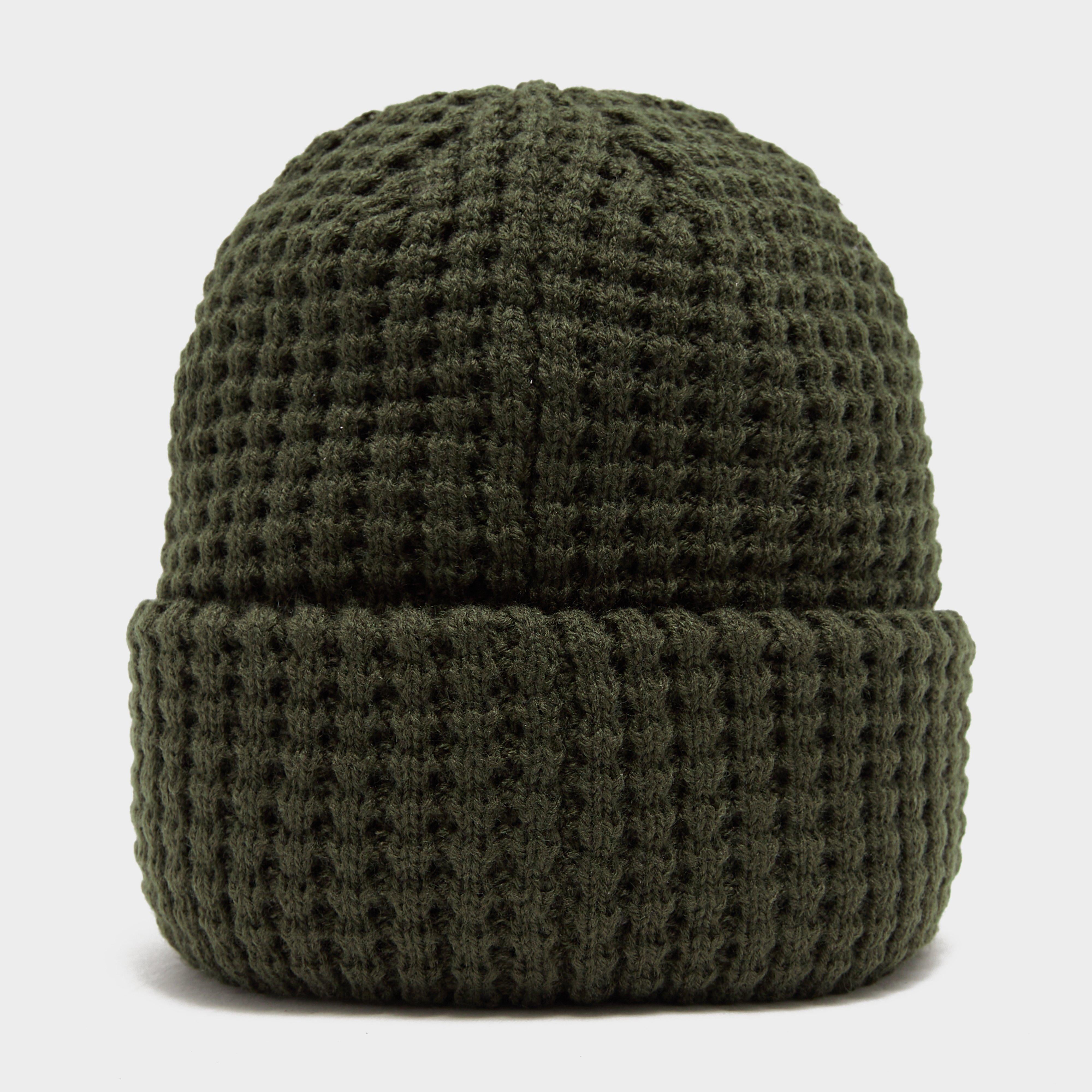 Khaki Waffle Beanie