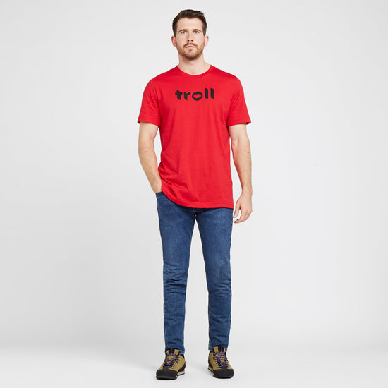 Men’s Front Logo Tee in Red
