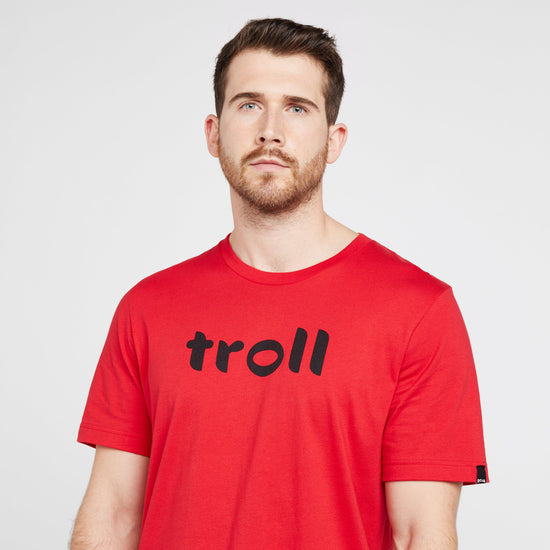 Men’s Front Logo Tee in Red