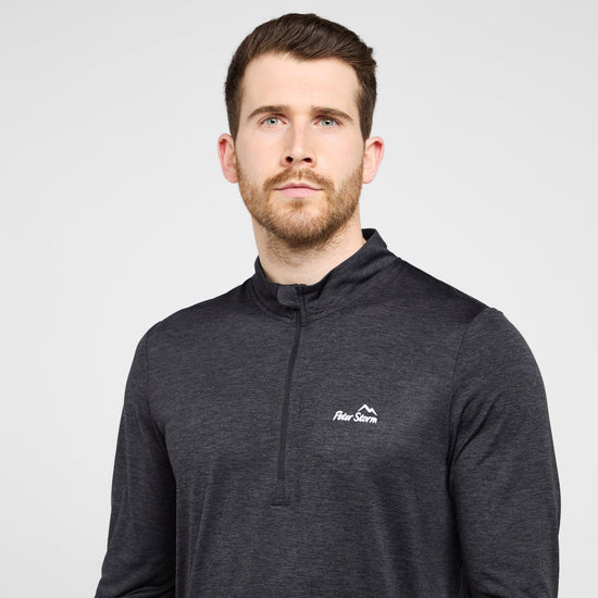 Men’s Long Sleeved Zipped Active T-Shirt