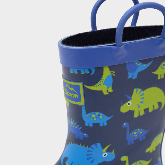 Kids’ Dinosaur Wellington Boots