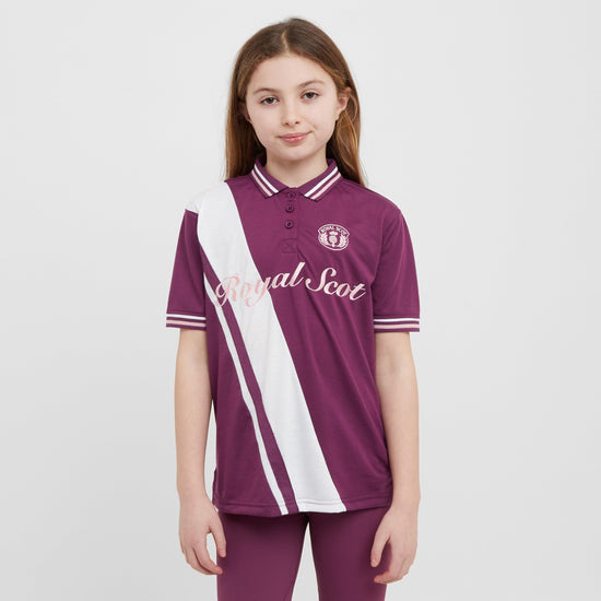 Kids’ Nora Team Polo Top Amaranth