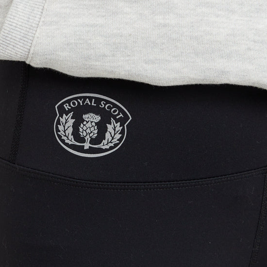 Kids’ Ivy Knee Patch Tights Black