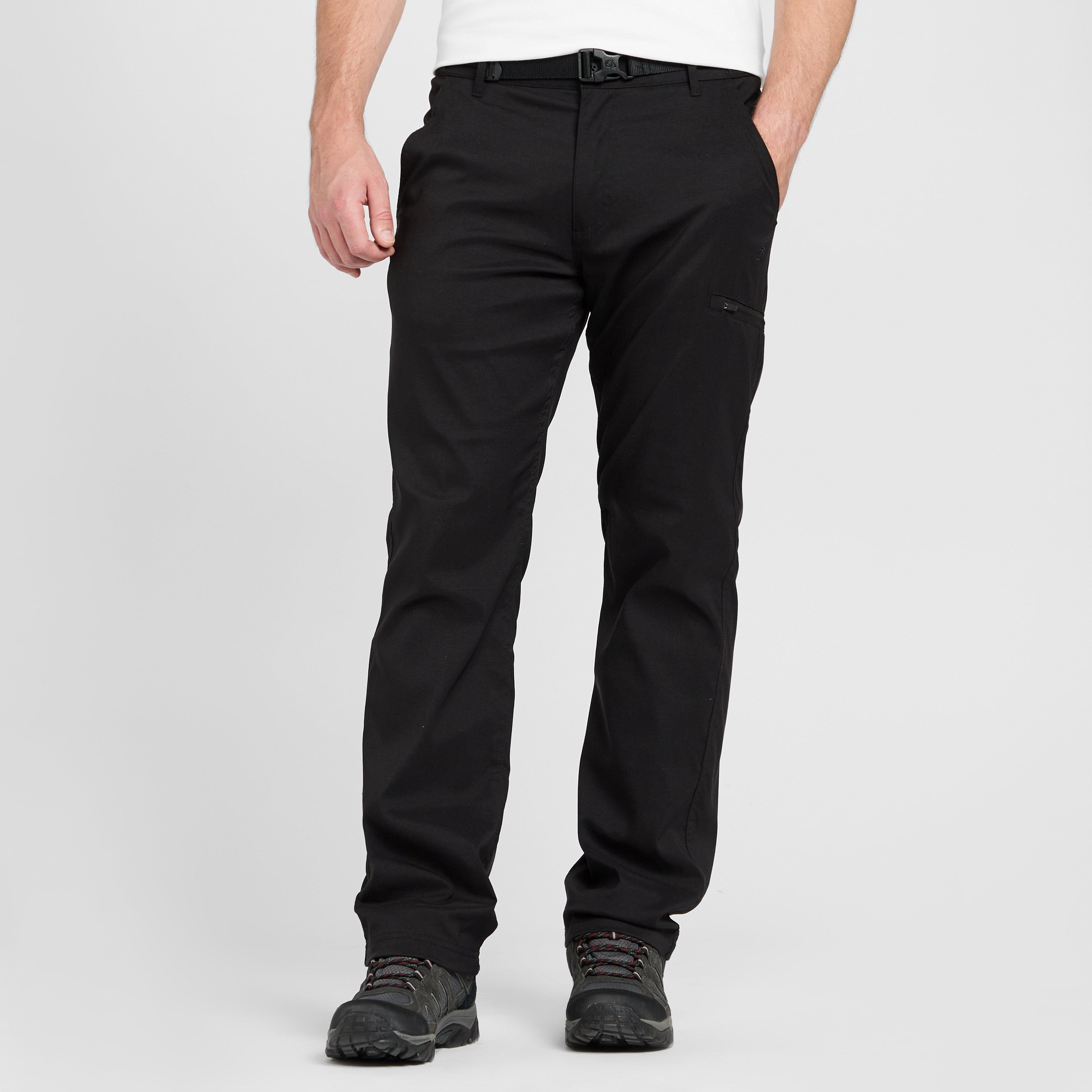 Black Craghoppers Men's Kiwi Pro Lined Trousers – Blacks