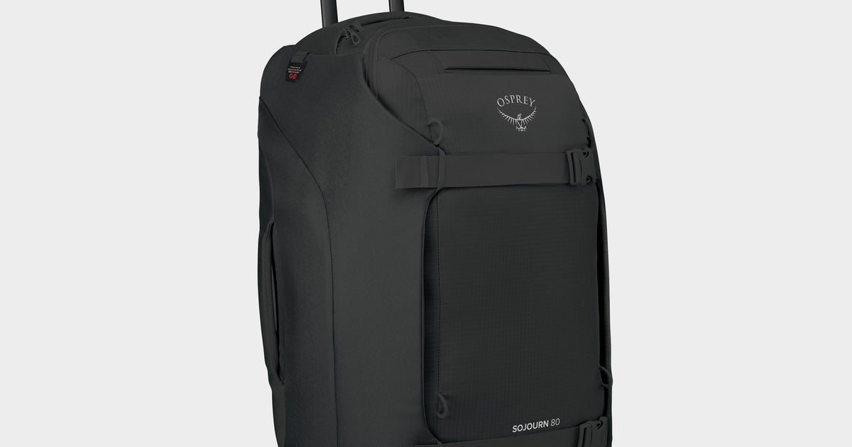 osprey 2017 sojourn 80l luggage Black Osprey Sojourn 80L Wheeled Convertible Pack – Blacks