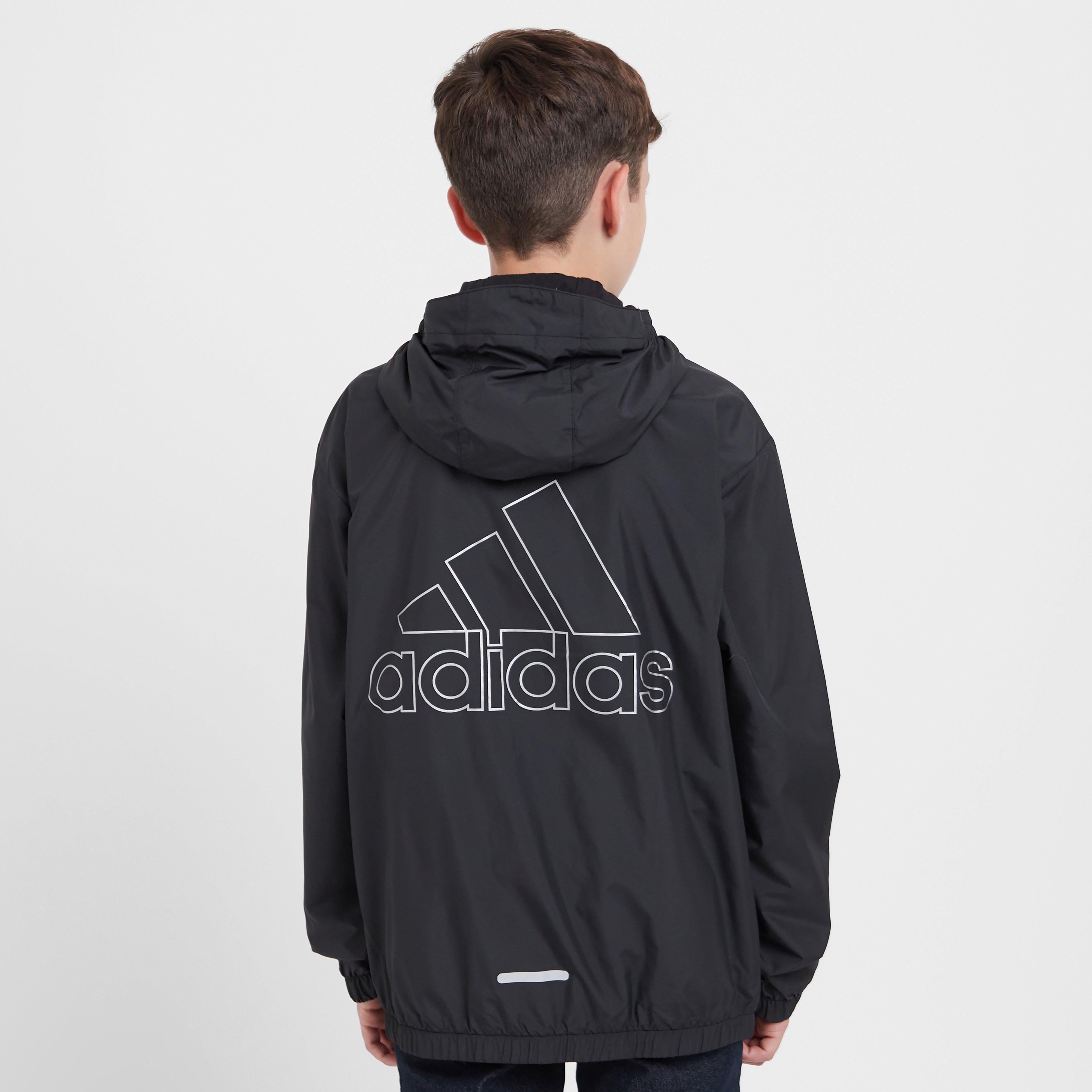Kids’ Utility 3 Stripes Hooded Jacket