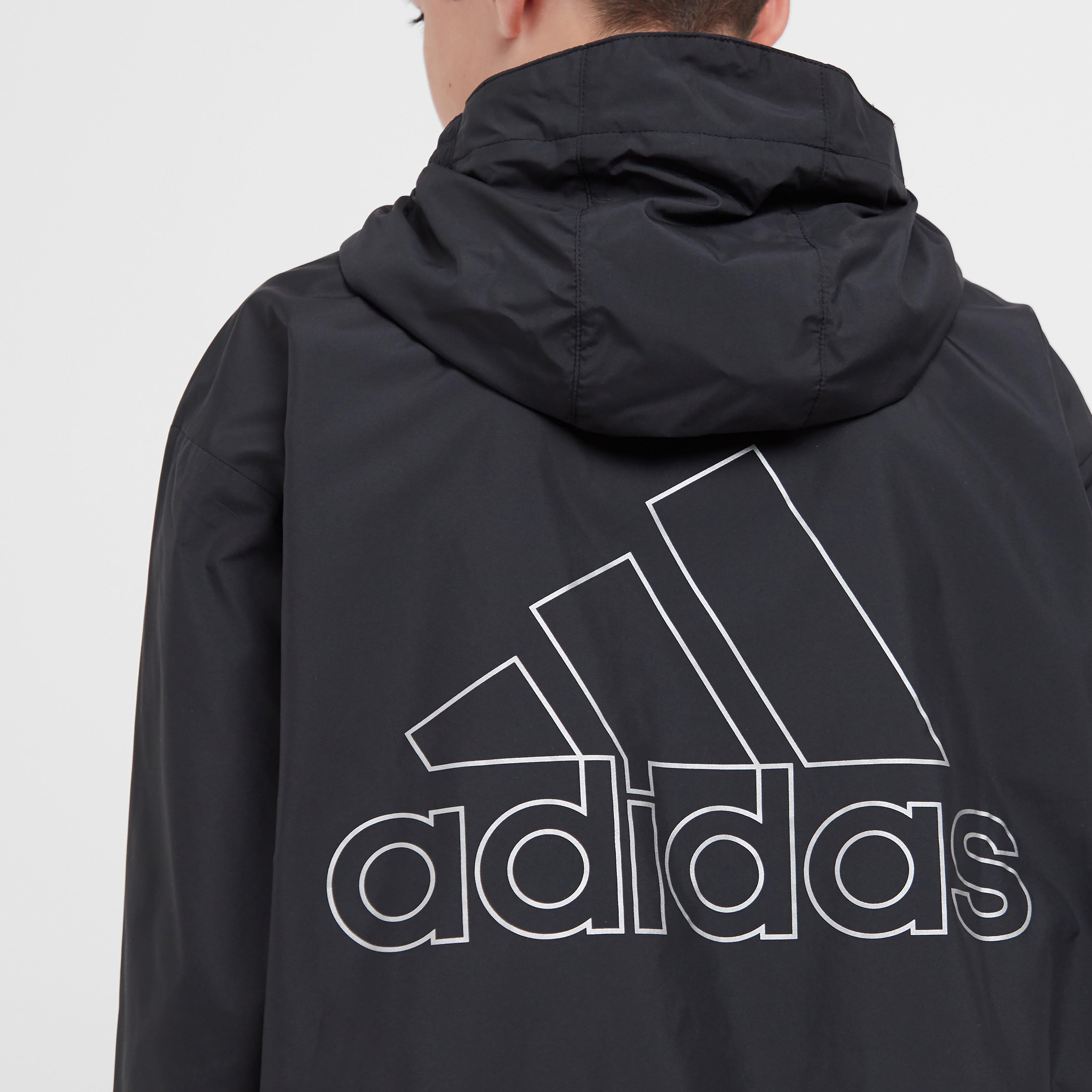 Kids’ Utility 3 Stripes Hooded Jacket