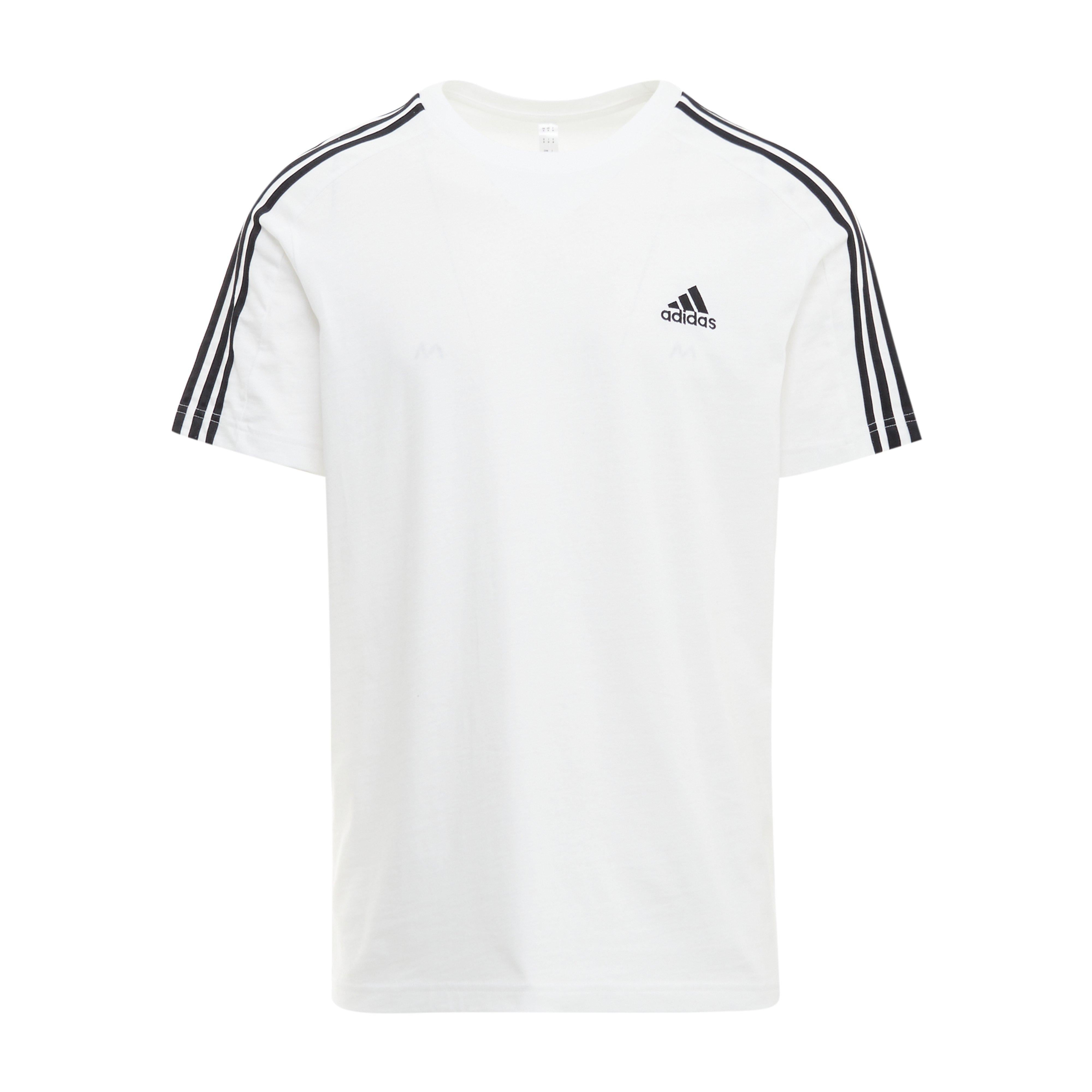 Men's Essentials Single Jersey 3-Stripes Tee