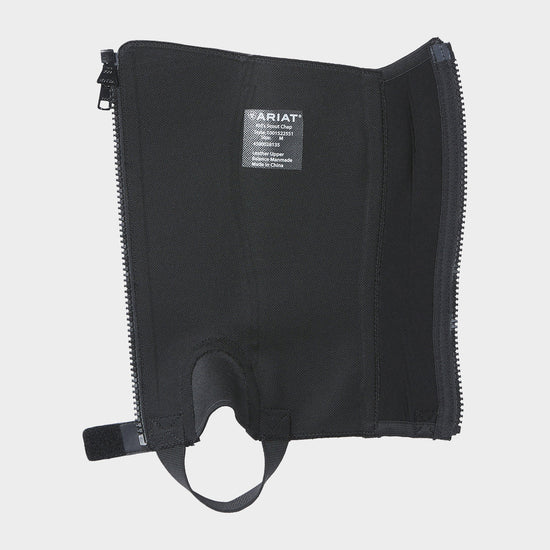 Kids Scout Half Chaps Black