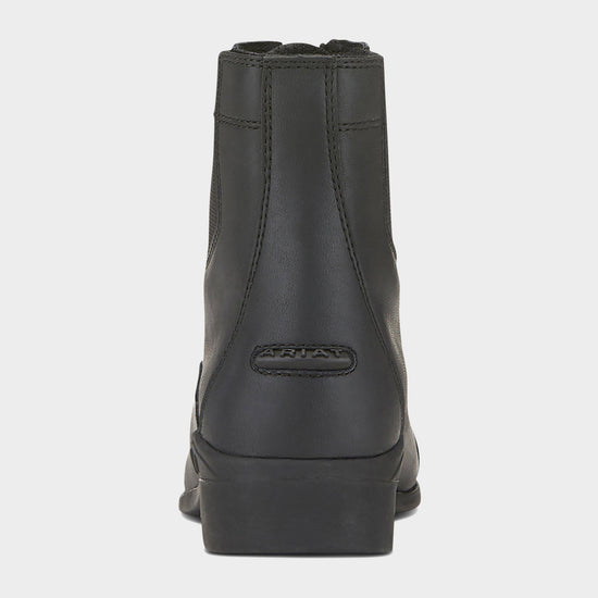 Kids Scout Zip Paddock Boots Black
