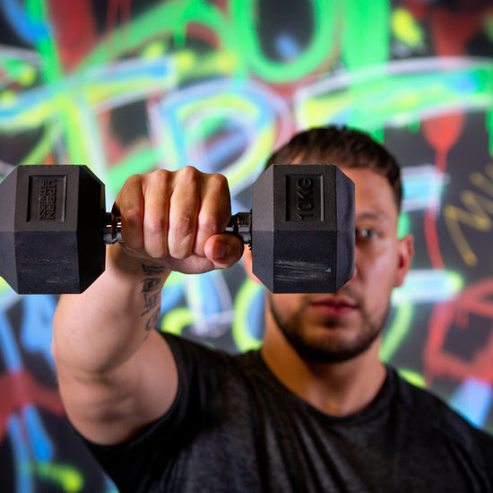 Pro Hex Dumbbells Pair 10kg