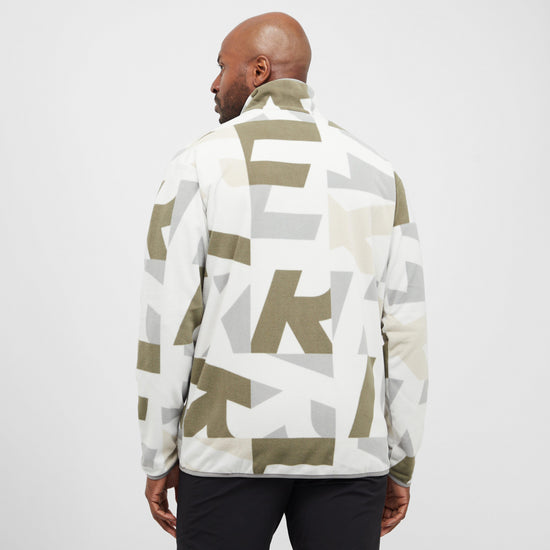 Multi Print Full Zip Fleece