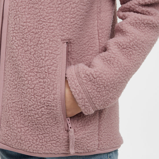 Kids’ Full Zip Borg Fleece