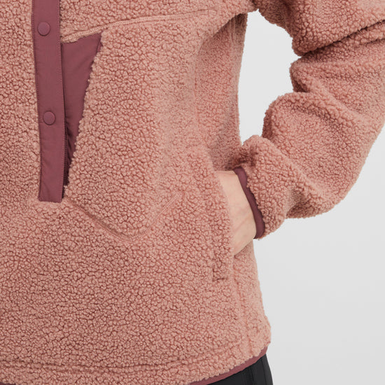 Women's Xploric High Pile Fleece Pullover Sweatshirt