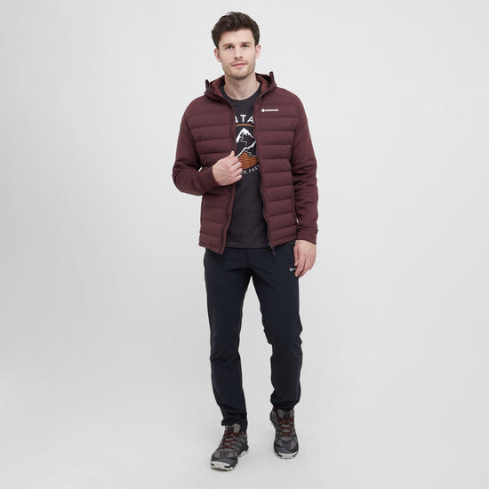 Men's Composite Hooded Down Jacket