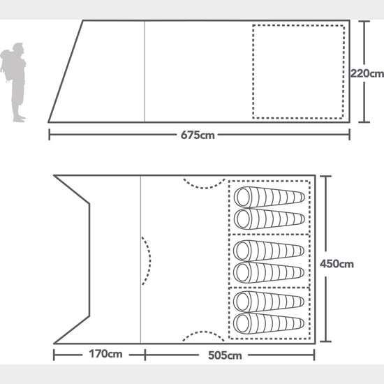 Refurbished 600XL Nightfall Air Tent