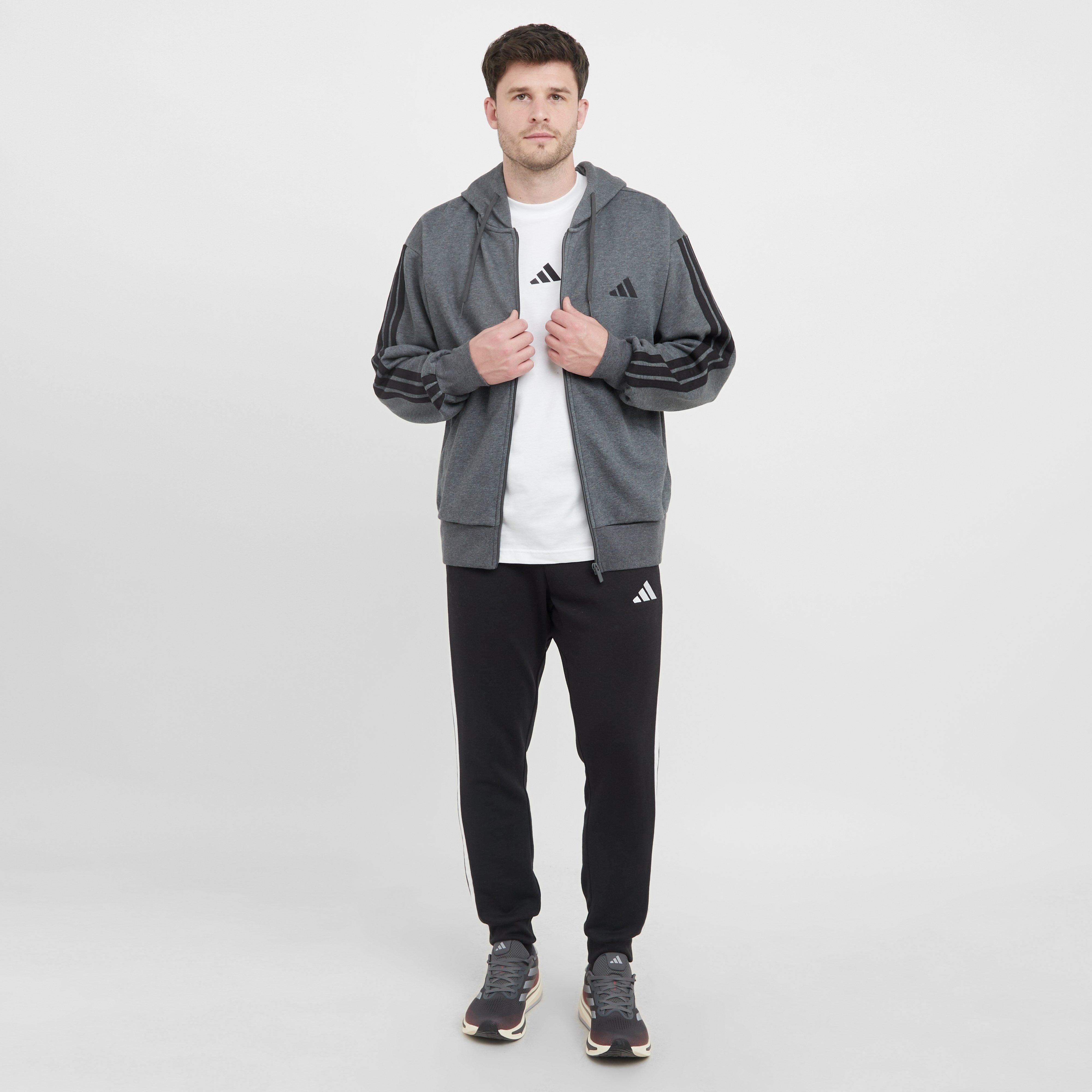 Men’s Essentials 3-Stripes Fleece Hoodie