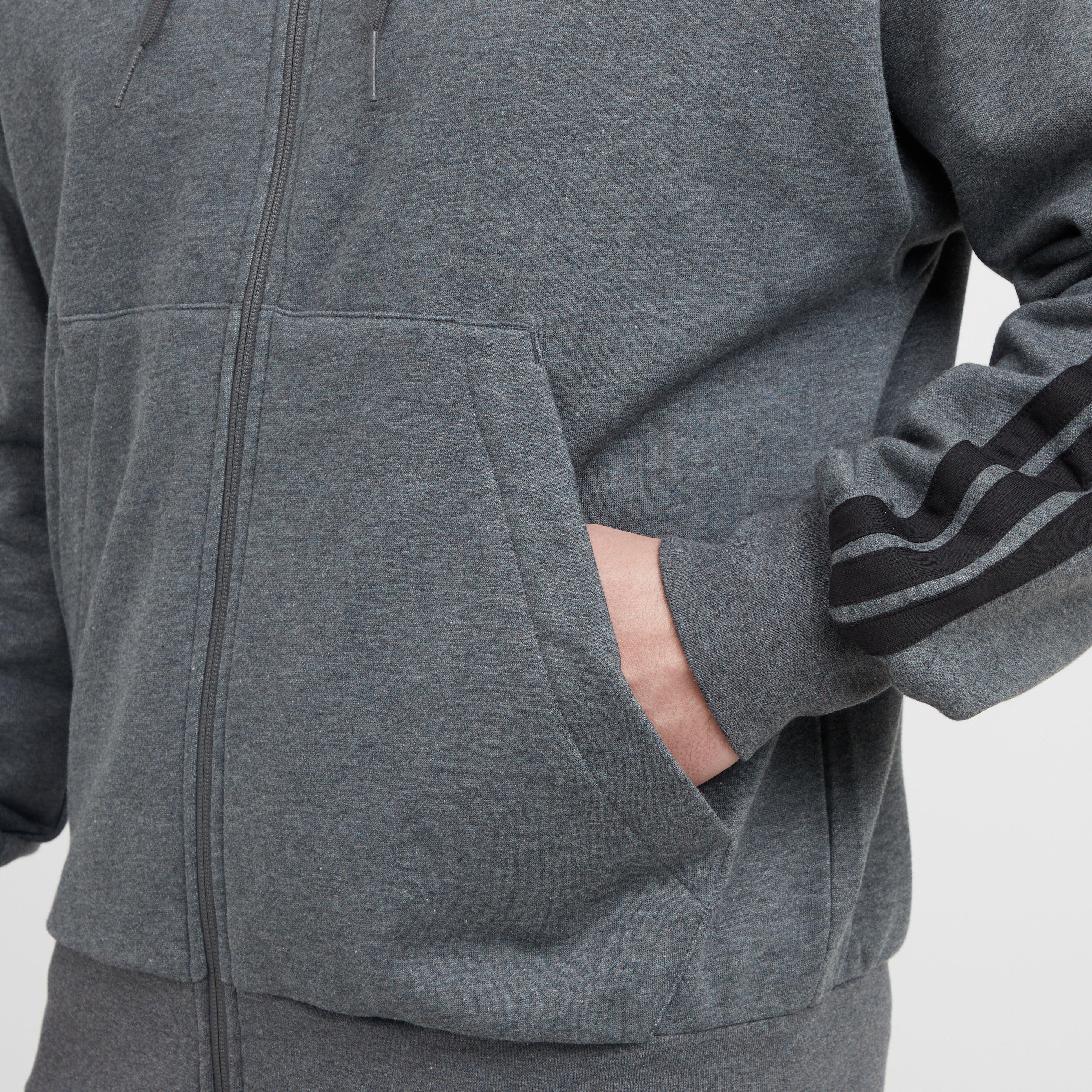 Men’s Essentials 3-Stripes Fleece Hoodie