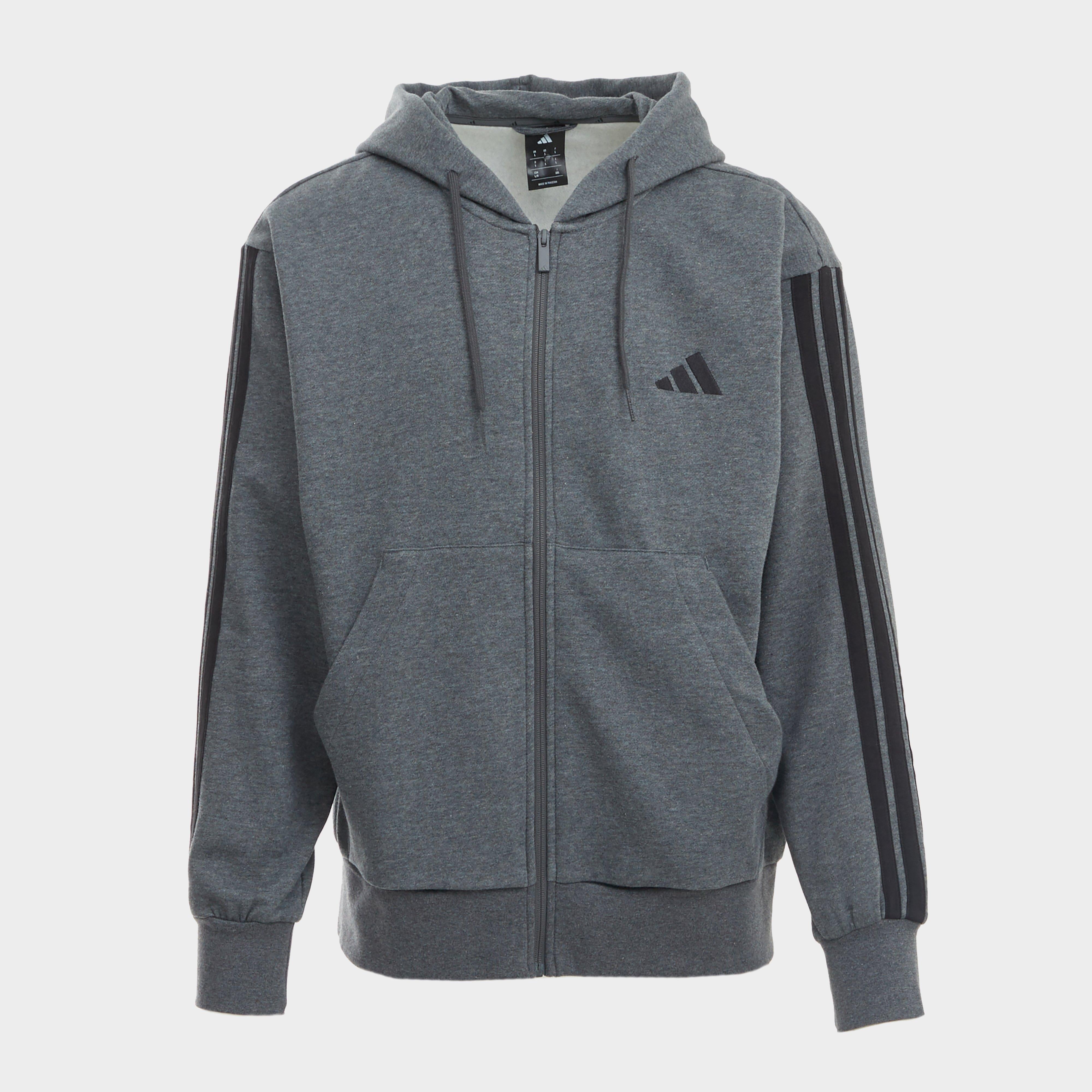 Men’s Essentials 3-Stripes Fleece Hoodie