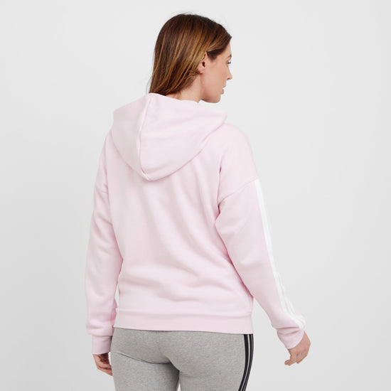Women's Essentials 3-Stripes Full-Zip Fleece Hoodie