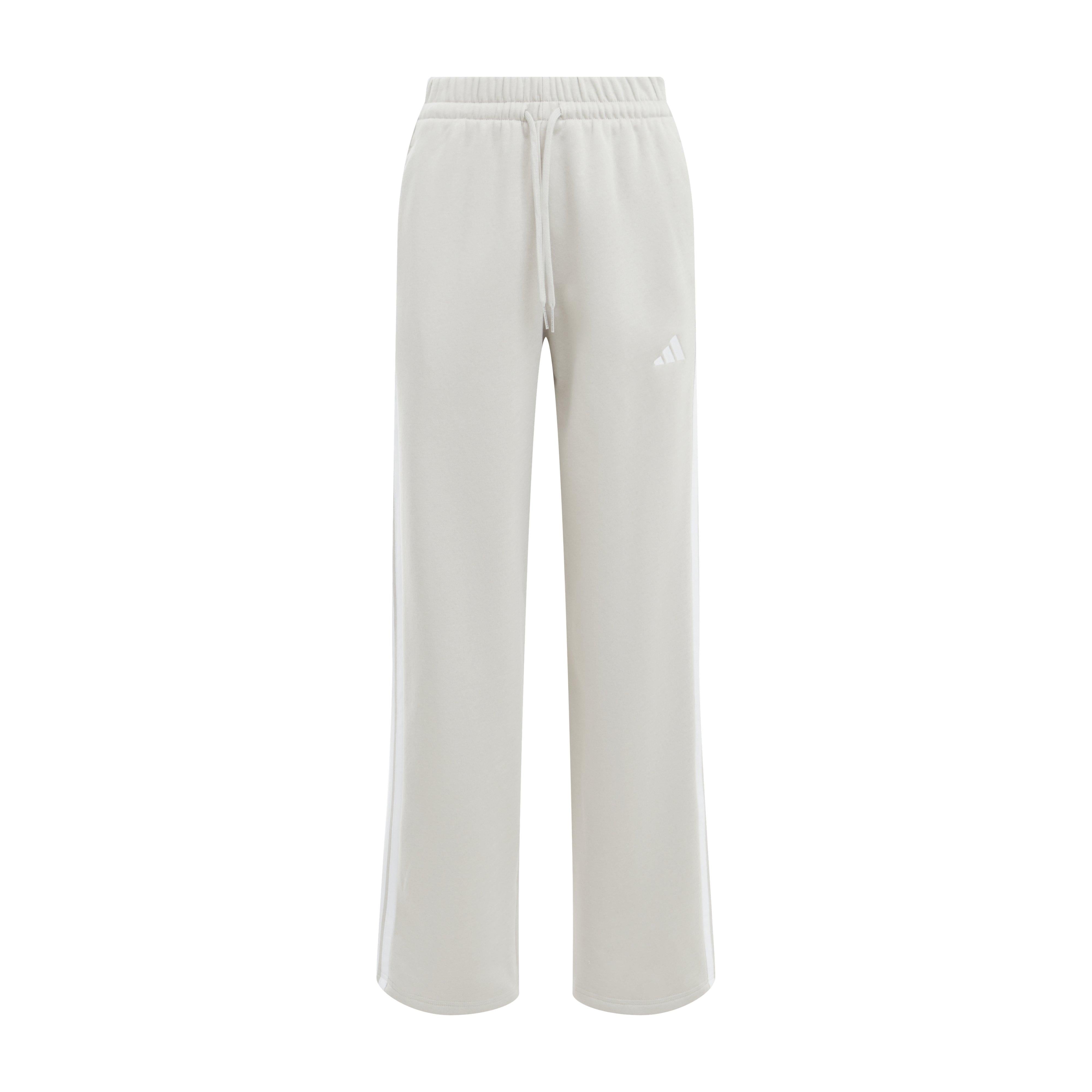 Women’s Essentials 3-Stripes Open-Hem Fleece Pants
