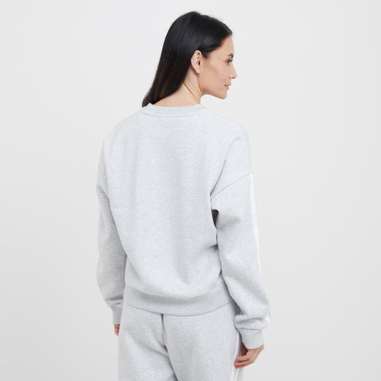 Women's Essentials 3-Stripe Fleece Sweatshirt