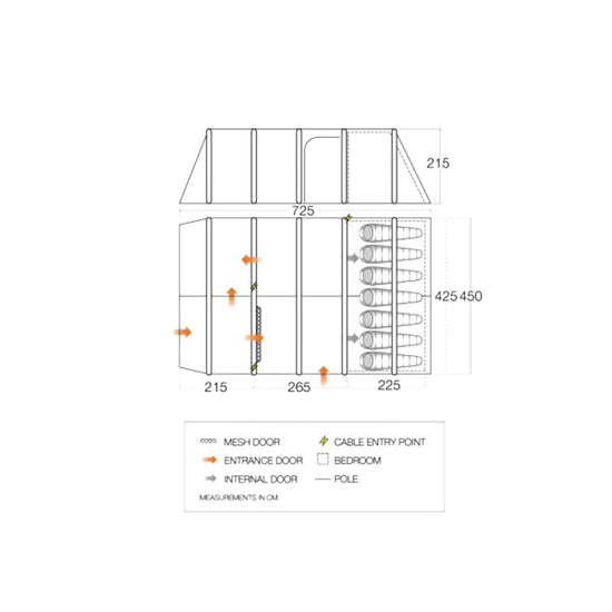 Refurbished Casa Air Lux Family Air Tent