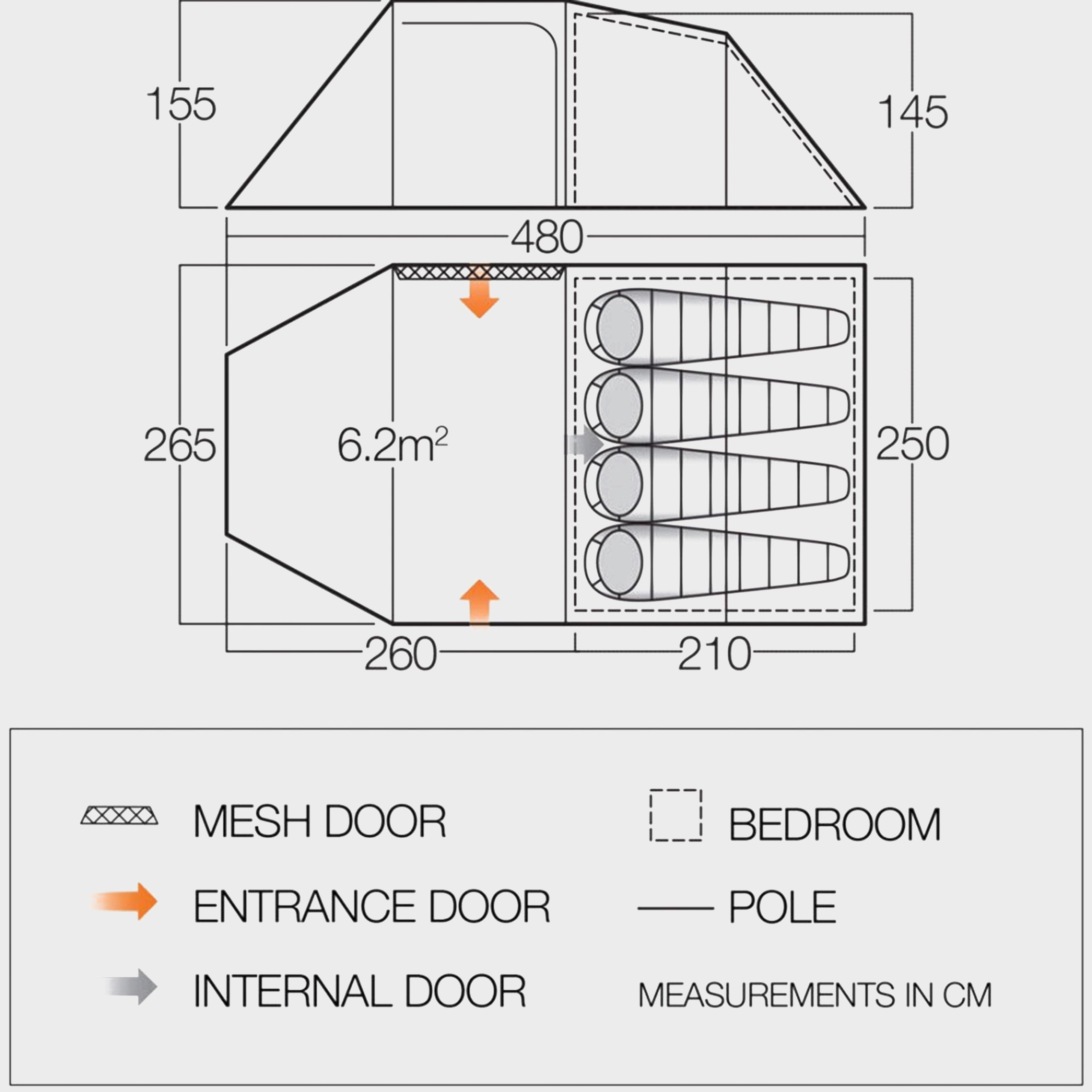 Refurbished Beta 450XL Family Tent