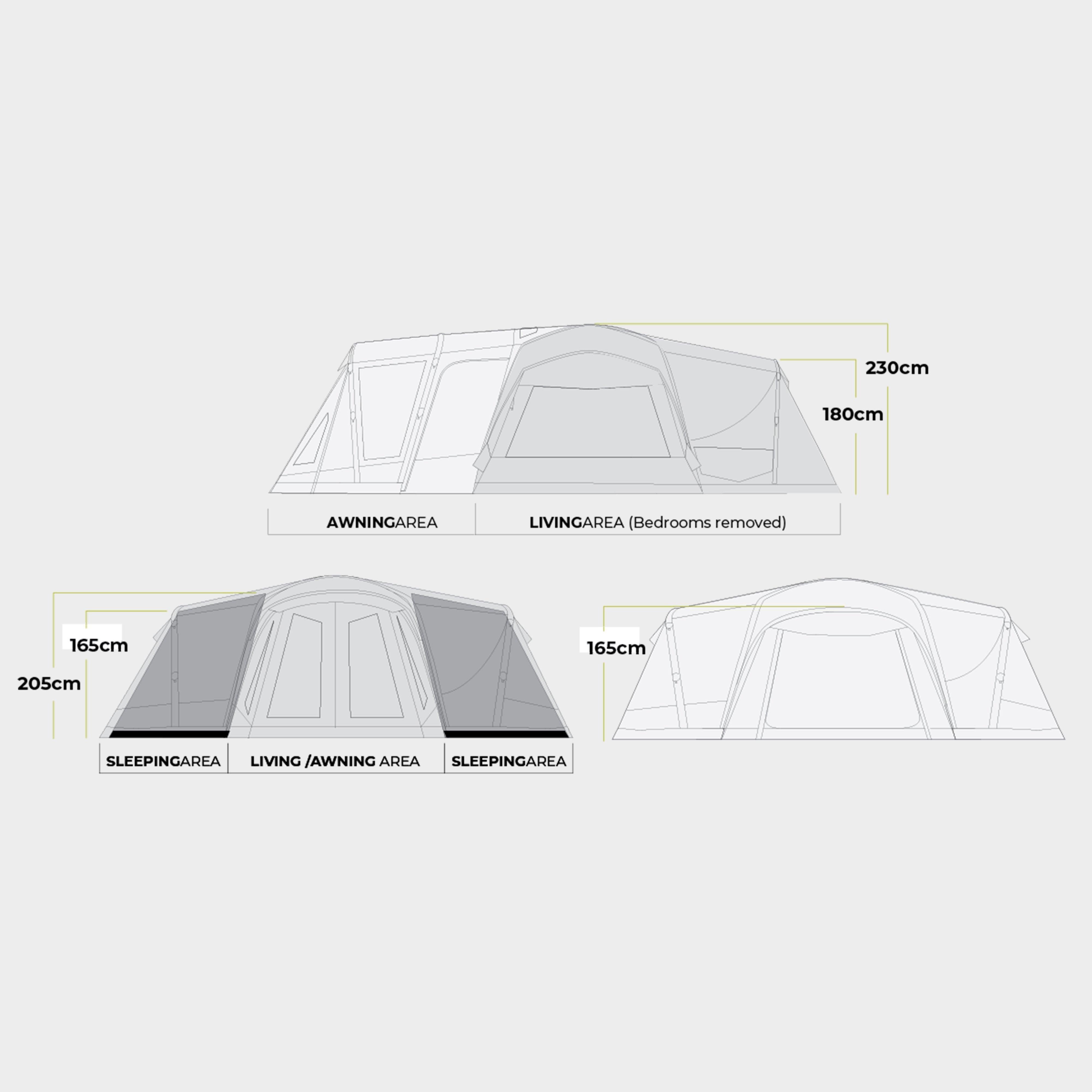 Refurbished Aerodome III Pro 8 Person Tent