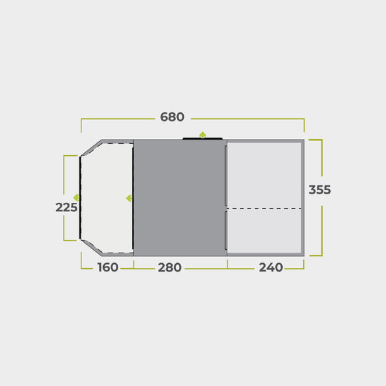Refurbished Zempire Aero Dura TL Air Tent