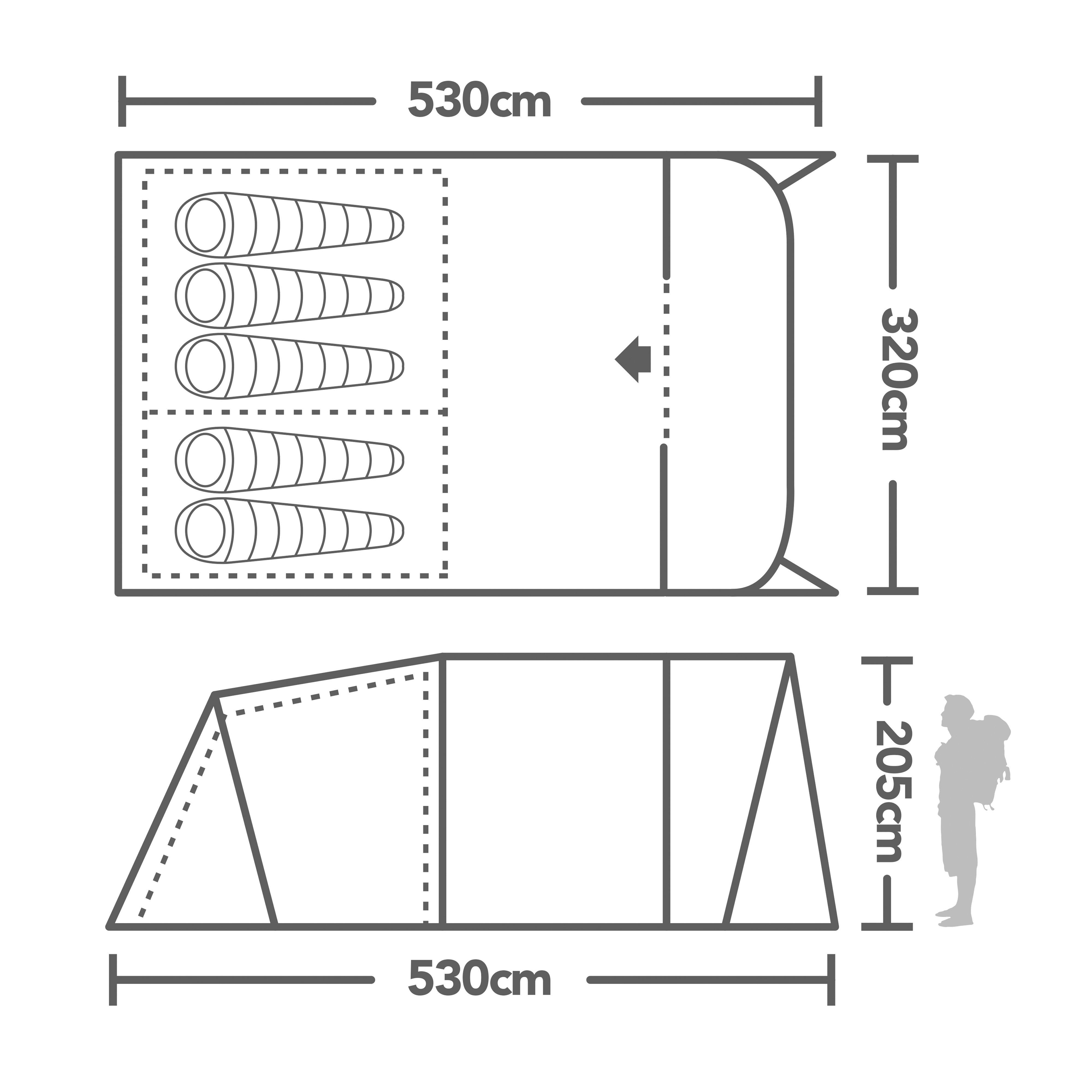 Idaho 5 Air Tent