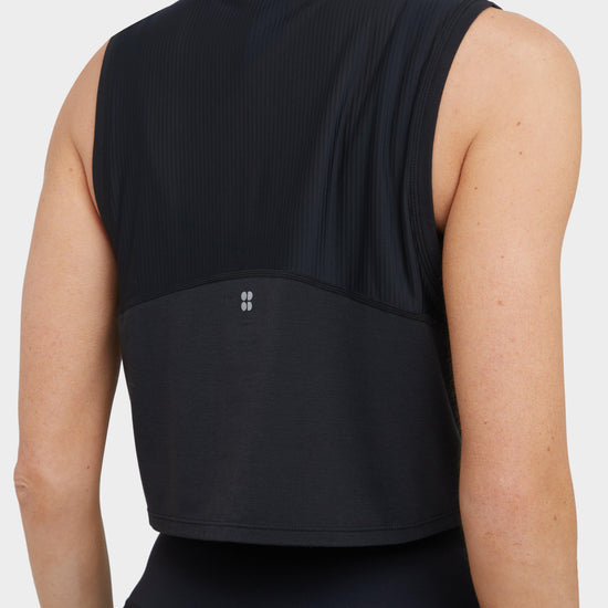 Women’s Breathe Easy Crop Muscle Vest