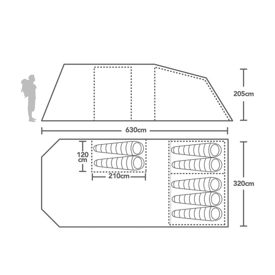Adhara 700XL Nightfall® Air Tent