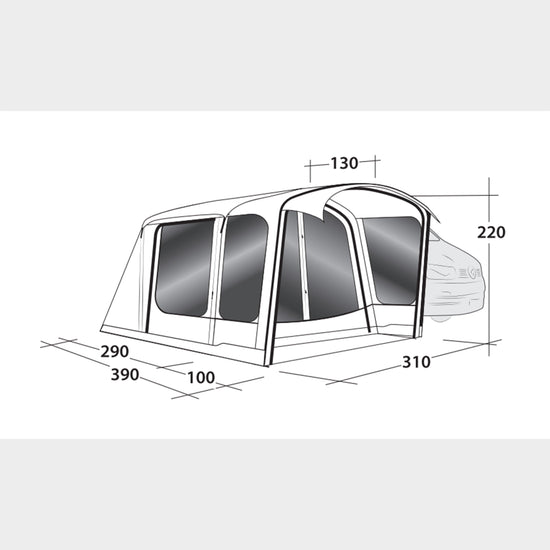 Jonesville 290SA Flex Driveaway Awning