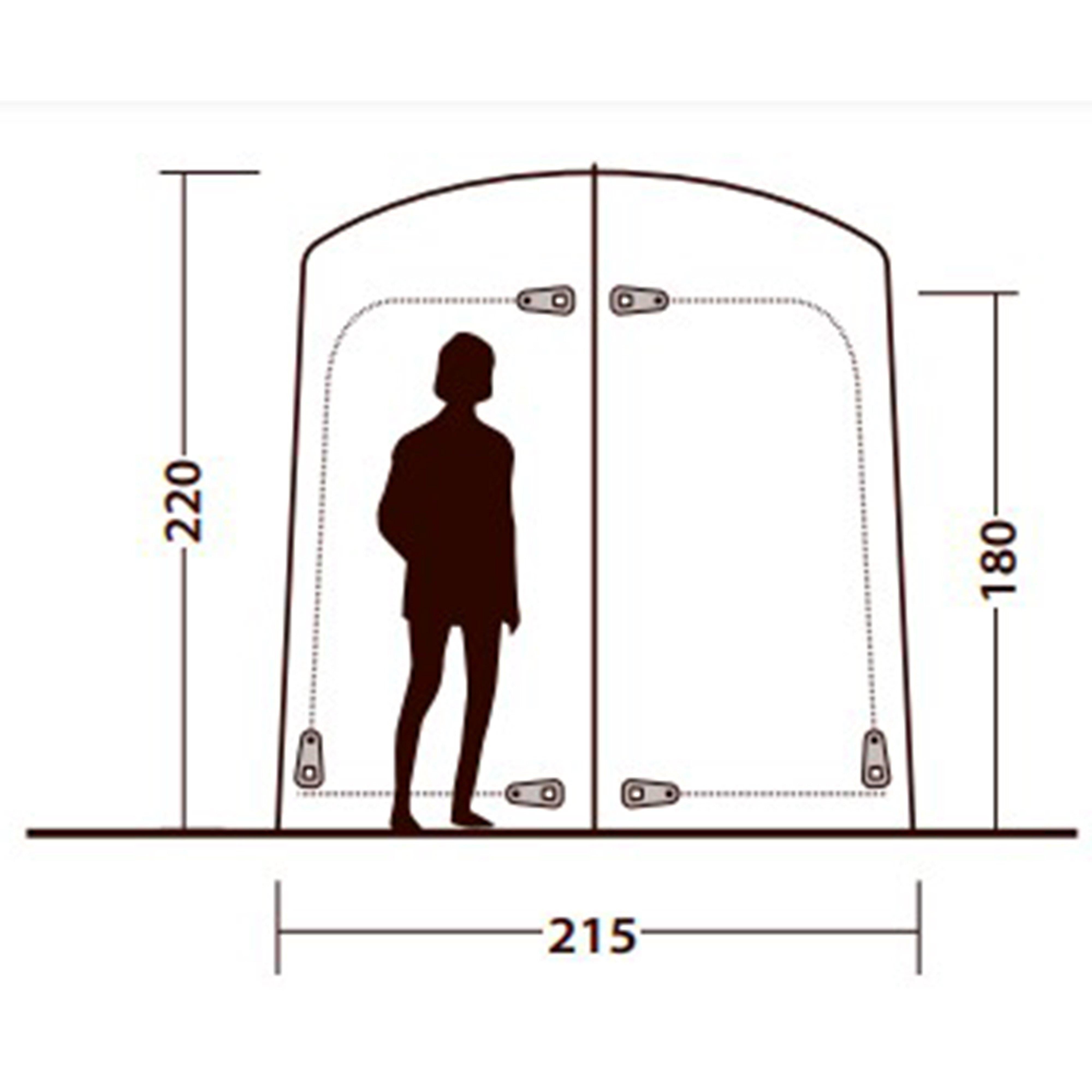 Seahaven Double Comfort Station Toilet Tent