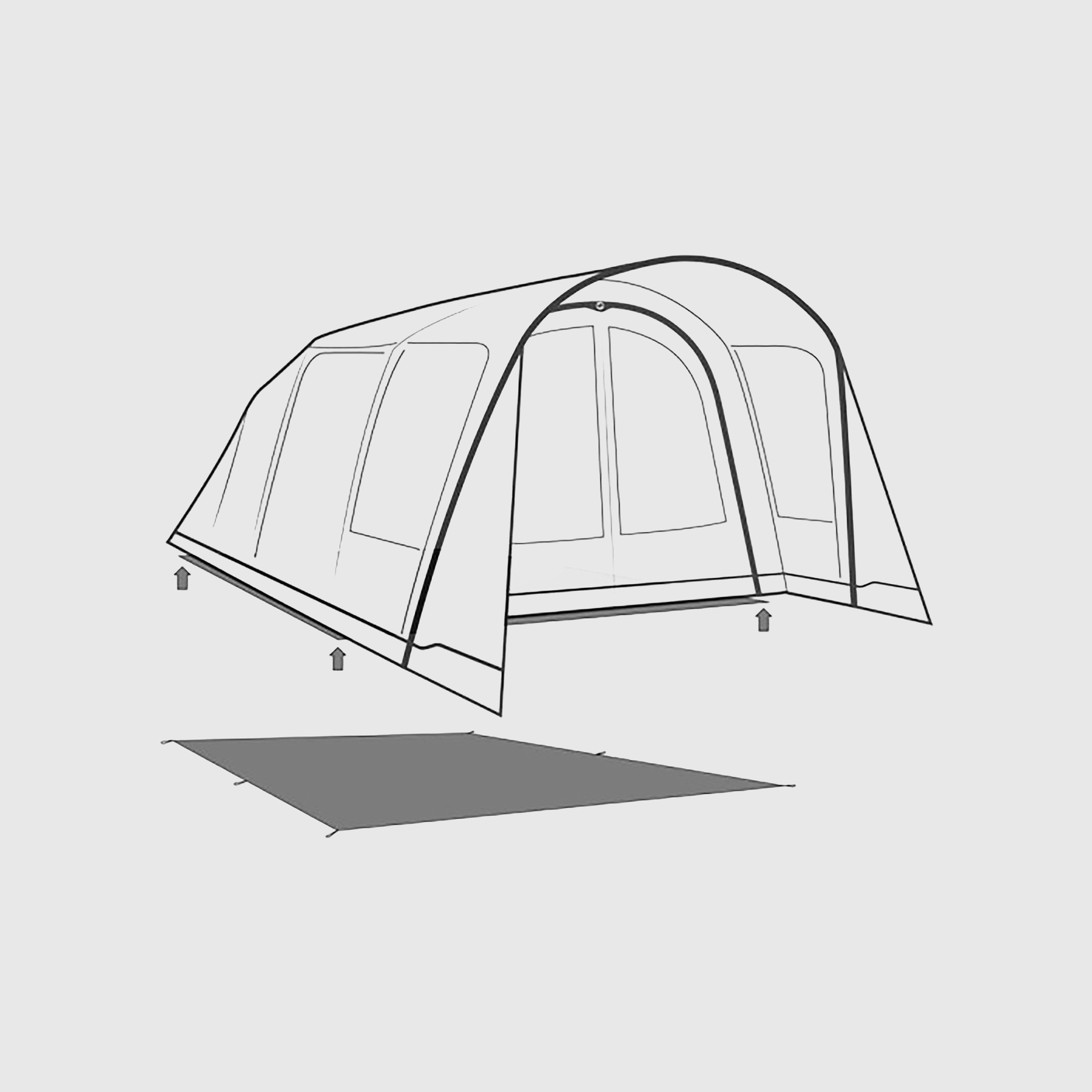Hayward Lake 4ATC Footprint Groundsheet 2024