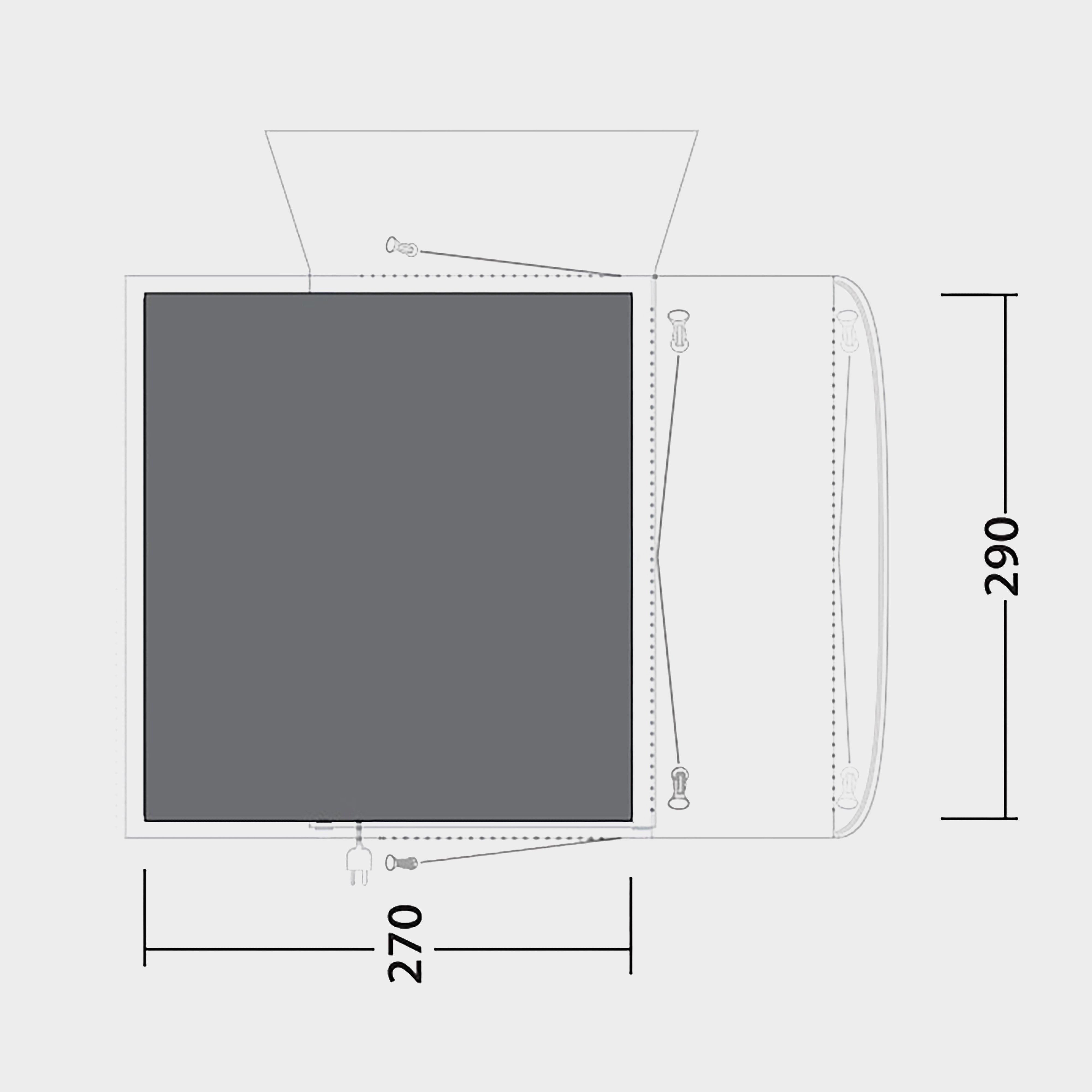 Jonesville 290SA Footprint Groundsheet