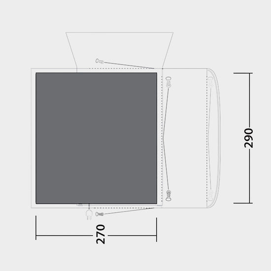 Jonesville 290SA Footprint Groundsheet