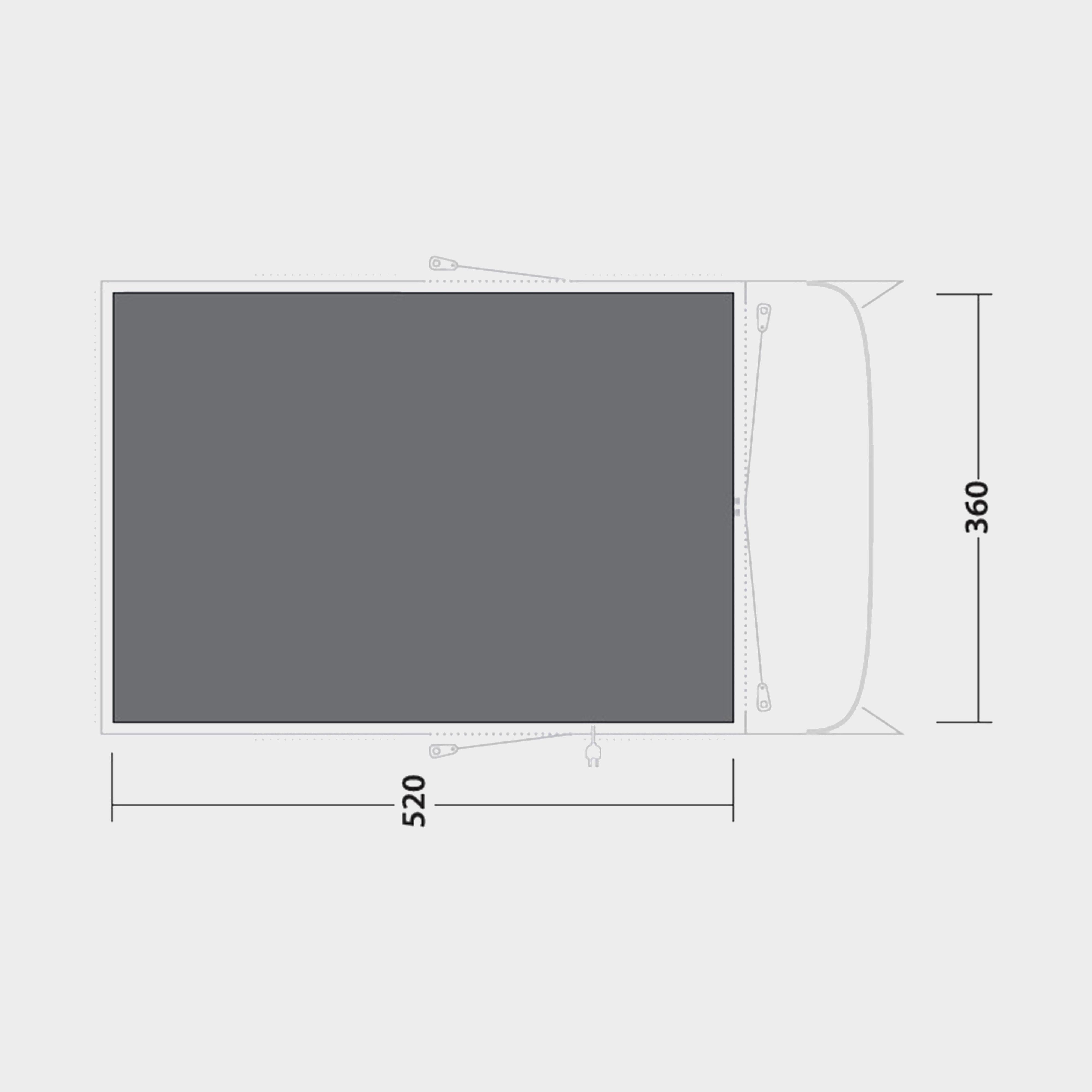 Wyoming 6 Footprint Groundsheet