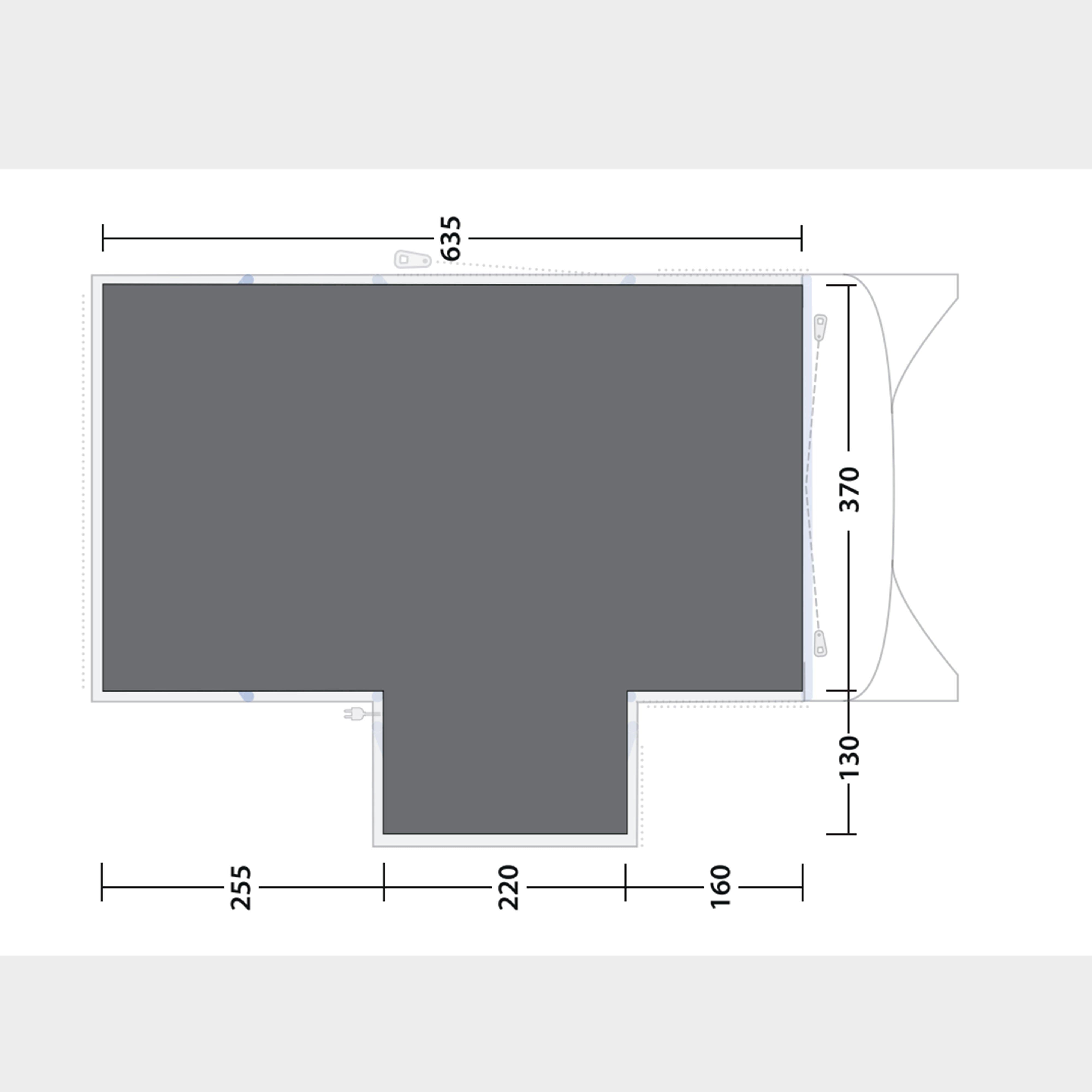 Pinedale 6PA Footprint Groundsheet 500cm x 635cm