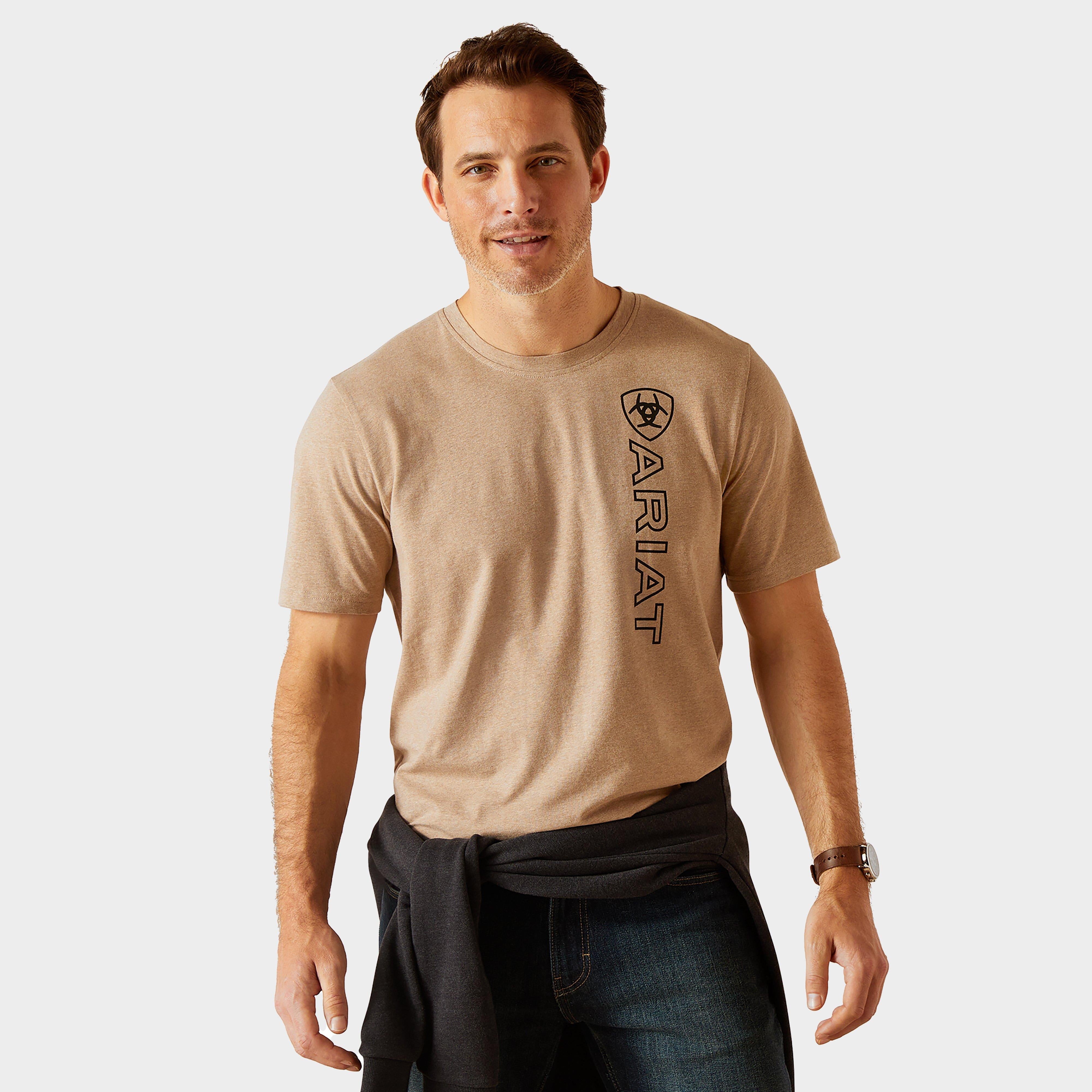 Men's Vertical Logo Short Sleeved Top