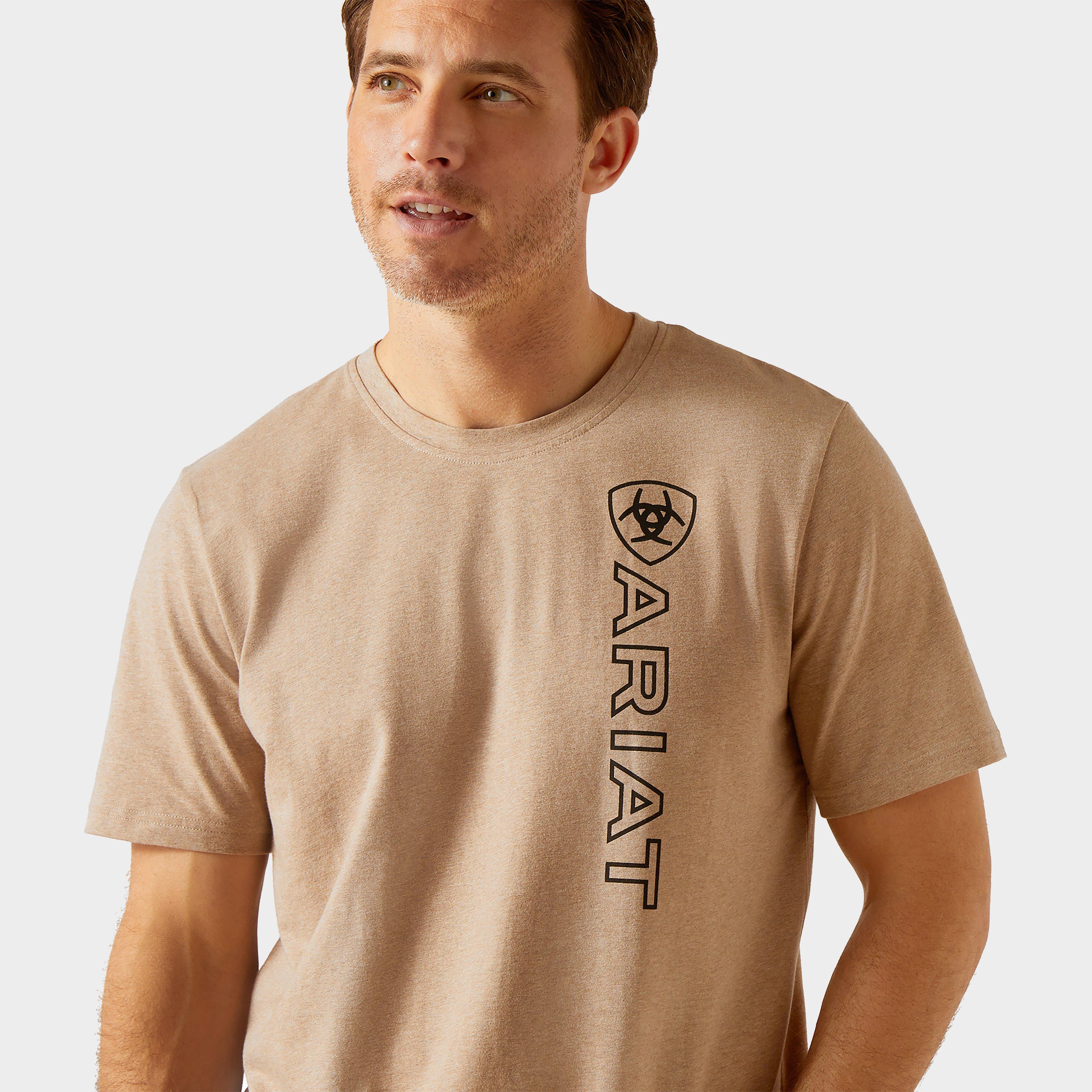 Men's Vertical Logo Short Sleeved Top